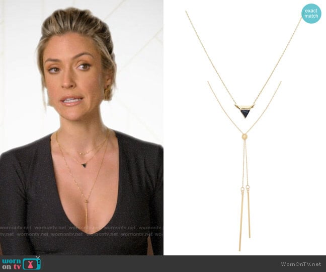 Uncommon James Stormy and Central Park Necklaces worn by Kristin Cavallari on Very Cavallari