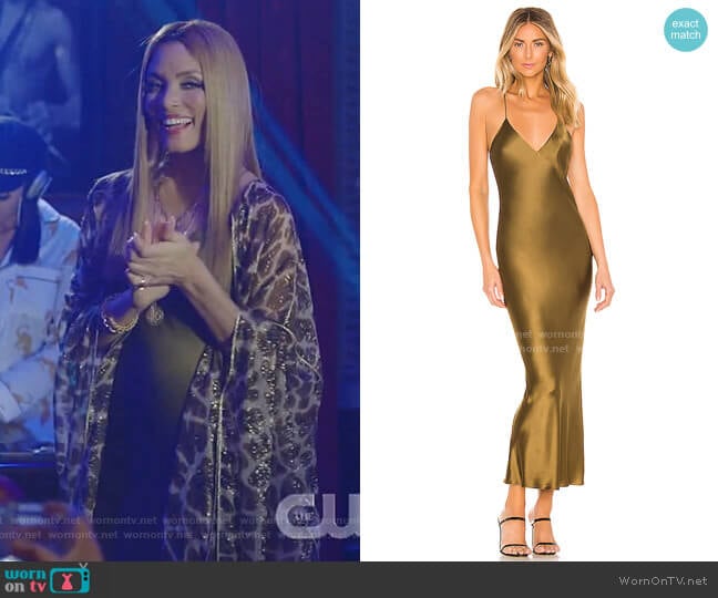 Lewis Dress by Alix NYC  worn by Dominique Deveraux (Michael Michele) on Dynasty