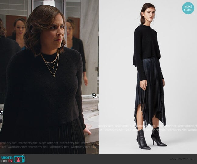 Lerin Knit 2 in 1 Dress by All Saints worn by Sara Castillo (Lindsay Mendez) on All Rise