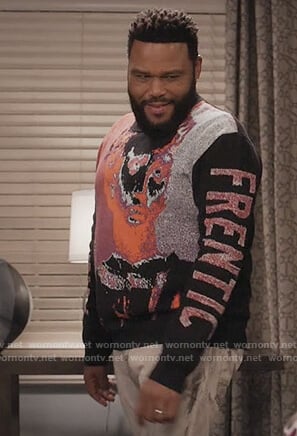 Andre’s black Frentic sweater on Black-ish