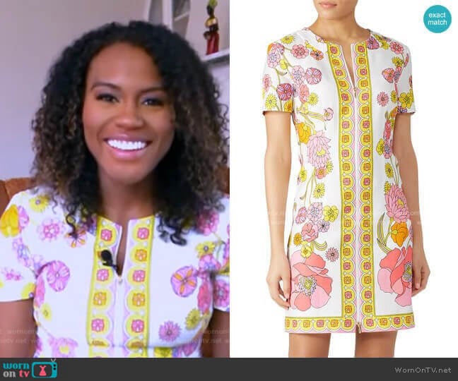 Arboretum Dress by Trina Turk worn by Janai Norman on Good Morning America