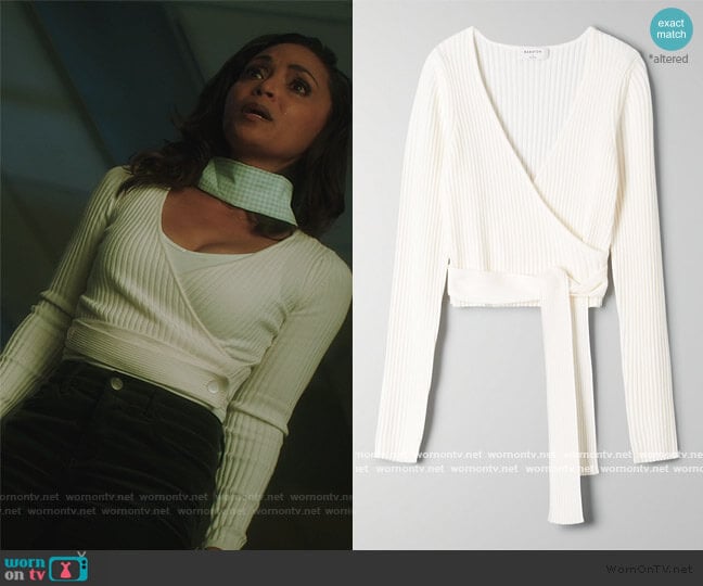 Romeo Sweater by Babaton worn by Cecile Horton (Danielle Nicolet) on The Flash