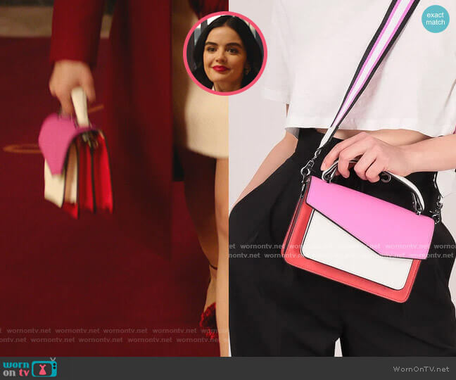 Cobble Hill Crossbody in Colorblock by Botkier worn by Katy Keene (Lucy Hale) on Katy Keene