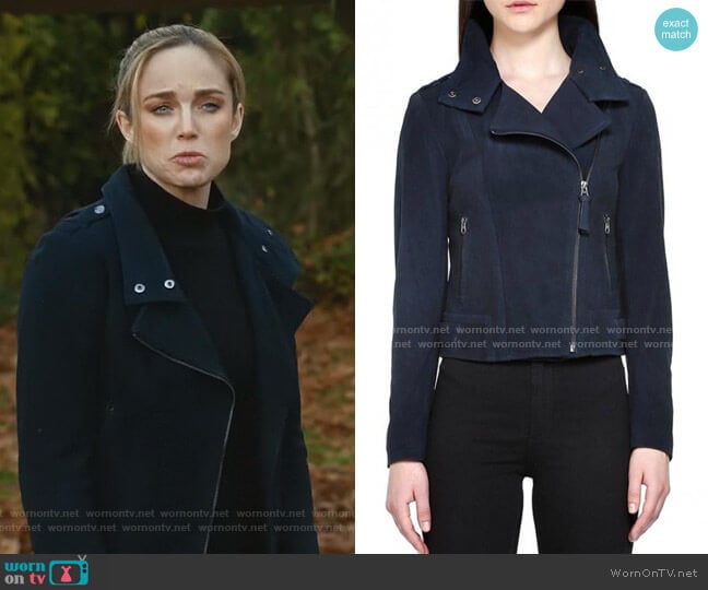 Freda Perfecto Jacket by Mackage worn by Sara Lance (Caity Lotz) on Legends of Tomorrow