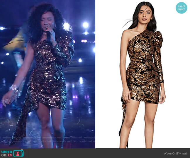  One Shoulder Mini Dress by Giuseppe di Morabito worn by Rhyon Nicole Brown on Empire