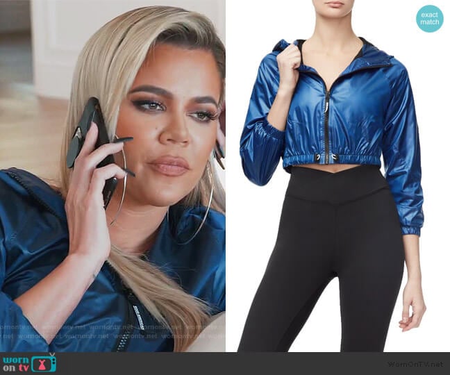 The Go the Distance Jogger Jacket by Good American worn by Khloe Kardashian on Keeping Up with the Kardashians