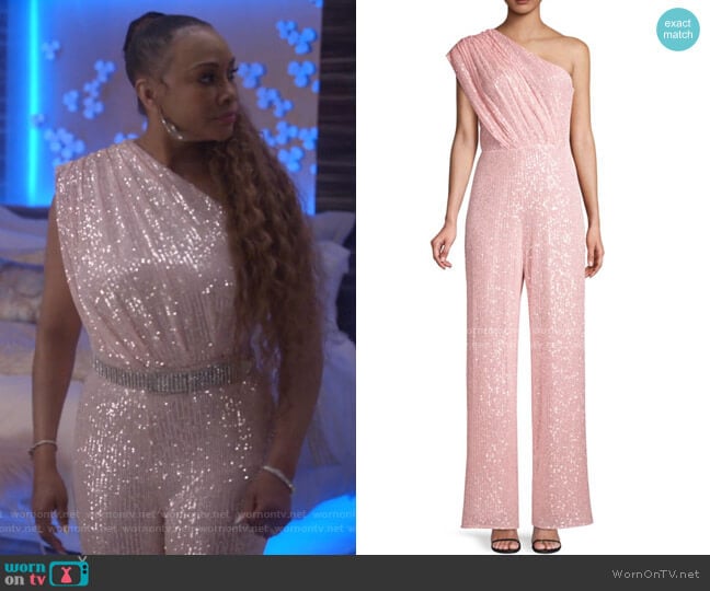 Georgia Sequin Jumpsuit by Jay Godfrey worn by Vivica A. Fox on Empire