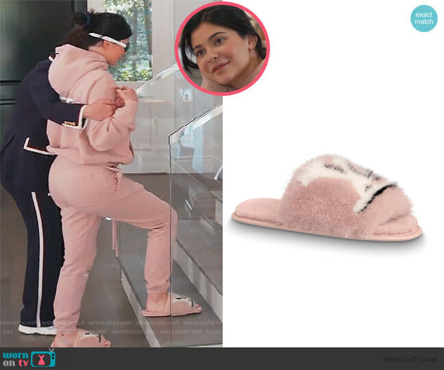 Pink Slippers worn by Kylie Jenner in Keeping Up with the Kardashians  Season 18 Episode 4