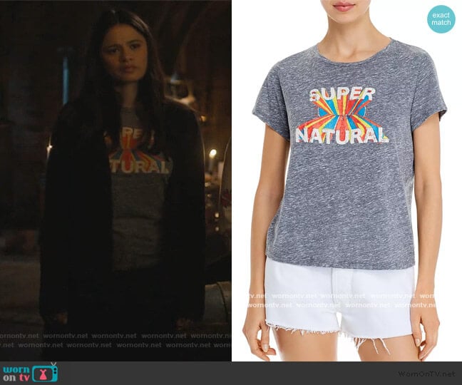 The Little Goodie Goodie Tee by Mother worn by Mel Vera (Melonie Diaz) on Charmed