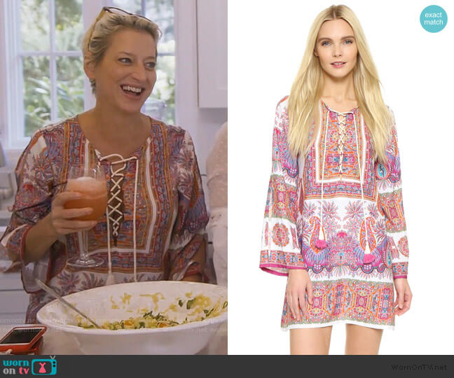 Queen Tunic by Nanette Lepore worn by Dorinda Medley on The Real Housewives of New York City