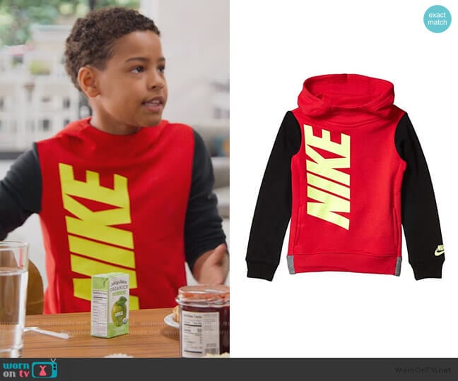 Colorblock Pullover Hoodie by Nike worn by Pops Barris (Justin Claiborne) on BlackAF