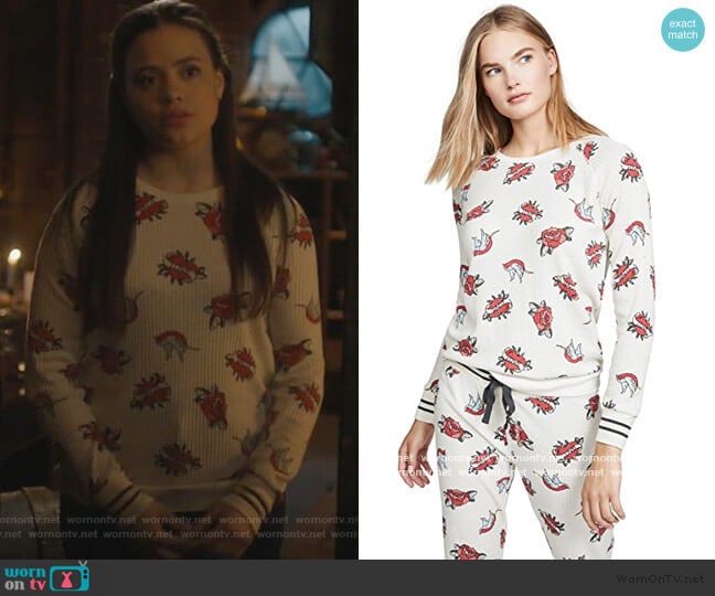 Lovegram Top by PJ Salvage worn by Maggie Vera (Sarah Jeffery) on Charmed