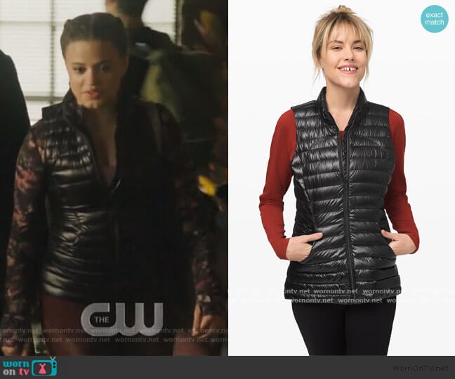 Pack It Down Vest by Lululemon worn by Maggie Vera (Sarah Jeffery) on Charmed