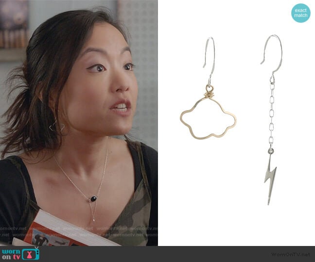 Weather the Storm Necklace by Peggy Li worn by Janet (Andrea Bang) on Kims Convenience