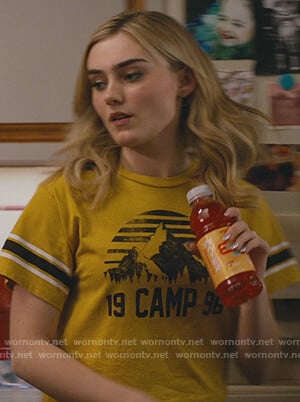 Taylor’s Camp 1996 tee on American Housewife