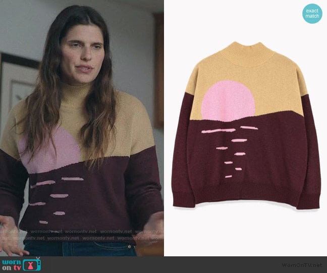 Sunset Sweater by Tiny worn by Rio (Lake Bell) on Bless This Mess