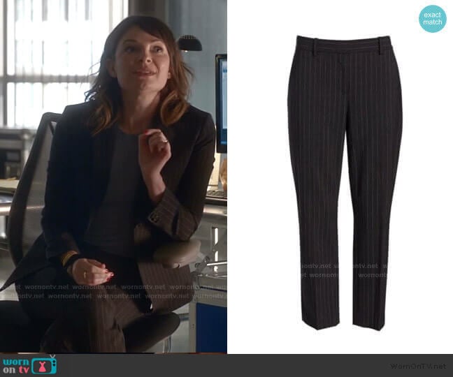 WornOnTV: Taylor’s pinstripe suit on Bull | MacKenzie Meehan | Clothes ...