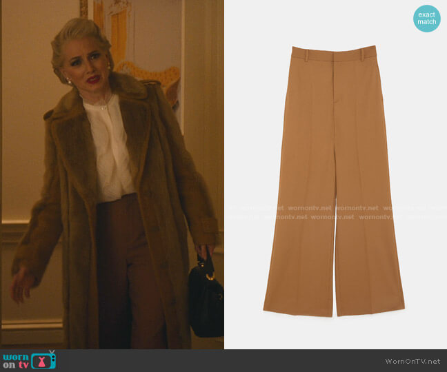 High Waisted Pants by Zara worn by  Gloria Grandbilt (Katherine LaNasa) on Katy Keene