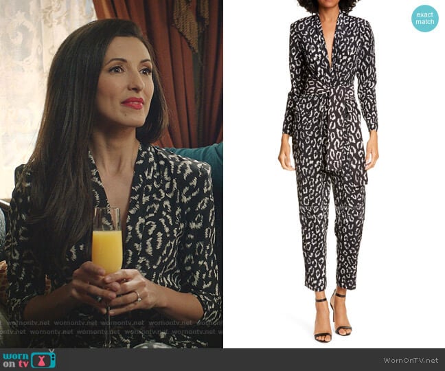 Kieran Jumpsuit by A.L.C. worn by India de Beaufort on Zoeys Extraordinary Playlist