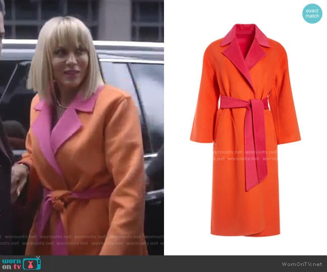 Tomiko Reversible Coat by Alice + Olivia worn by Giselle (Nicole Ari Parker) on Empire