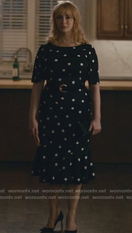 spotty dress girl