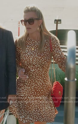 Tinsley’s leopard print mini dress on The Real Housewives of New York City