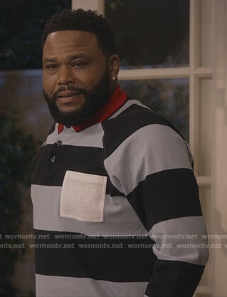 Andre's stripe rugby shirt on Black-ish