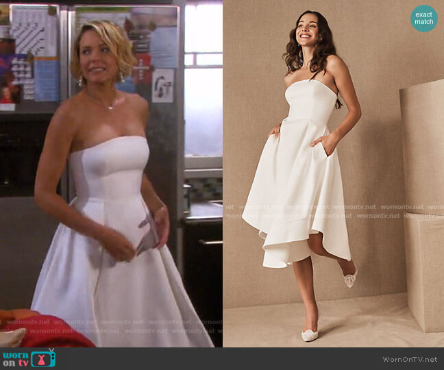 Amande Dress by C/Meo Collective worn by Nicole Walker (Arianne Zucker) on Days of our Lives