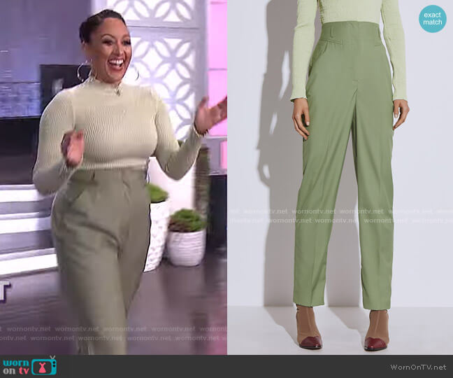 Just The Same Pant by C/Meo Collective worn by Tamera Mowry on The Real