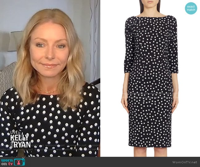 dolce gabbana polka dot dress