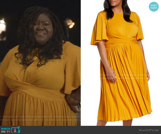 WornOnTV: Becky’s orange twist front dress on Empire | Gabourey Sidibe ...