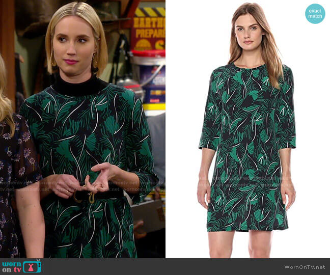 WornOnTV: Mandy’s green leaf print dress on Last Man Standing | Molly ...