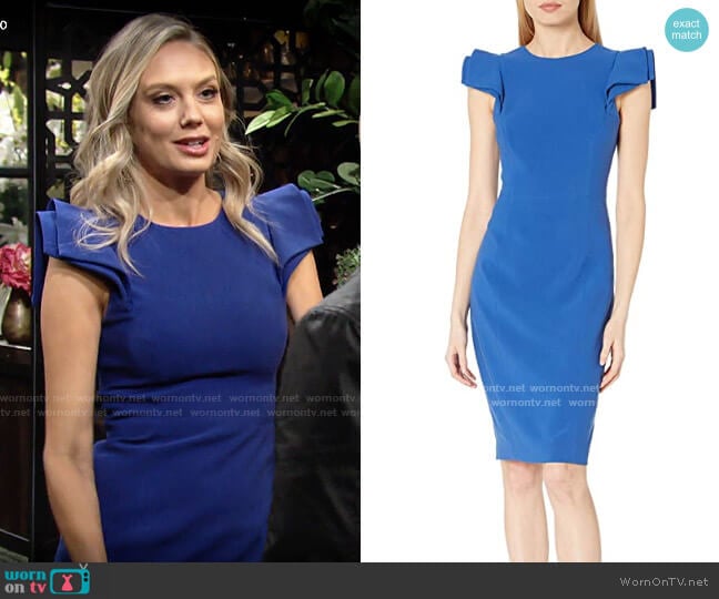 Halston Slim Fit Dress worn by Abby Newman (Melissa Ordway) on The Young and the Restless