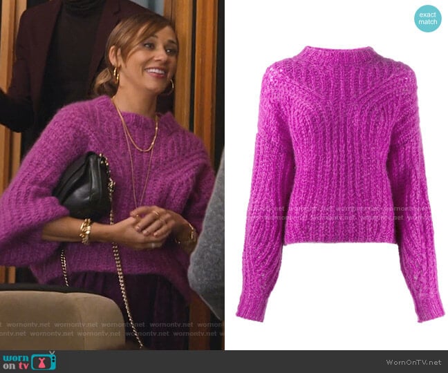 Inko sweater by Isabel Marant worn by Joya Barris (Rashida Jones) on BlackAF