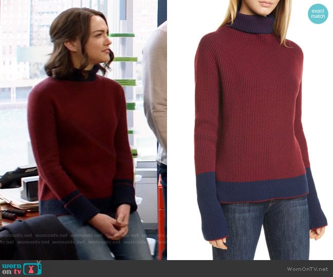 La Ligne AAA Turtleneck Cashmere Sweater worn by Cara Bloom (Violett Beane) on God Friended Me