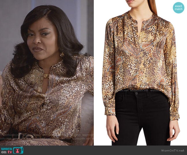 Cookie’s leopard print blouse on Empire