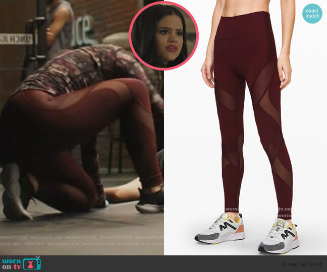 Wunder Under High-Rise Tights by Lululemon worn by Maggie Vera (Sarah Jeffery) on Charmed
