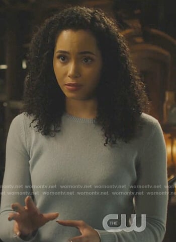 Macy's light blue sweater on Charmed