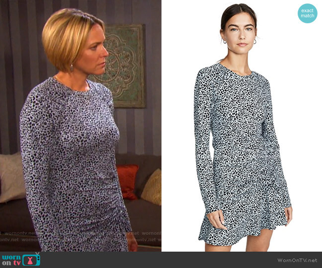 Rhea Dress by Parker worn by Nicole Walker (Arianne Zucker) on Days of our Lives