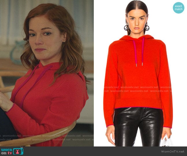 Yorke Hoodie by Rag & Bone worn by Zoey Clarke (Jane Levy) on Zoeys Extraordinary Playlist