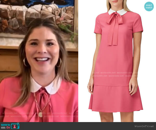Envers Dress by RED Valentino  worn by Jenna Bush Hager  on Today