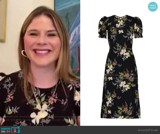 Lee Dress by Reformation worn by Jenna Bush Hager on Today