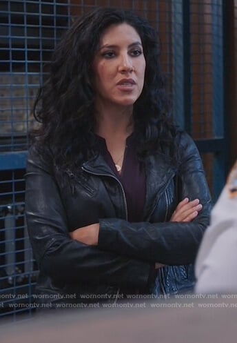 Rosa's black leather jacket on Brooklyn Nine-Nine