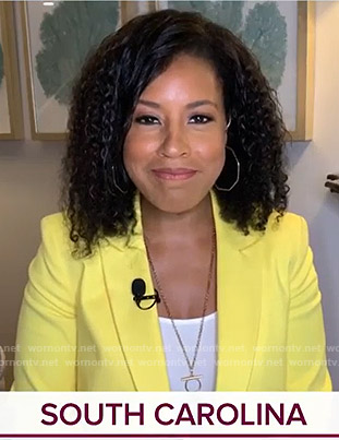 Sheinelle’s yellow blazer on Today