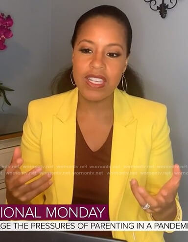 Sheinelle’s yellow blazer on Today