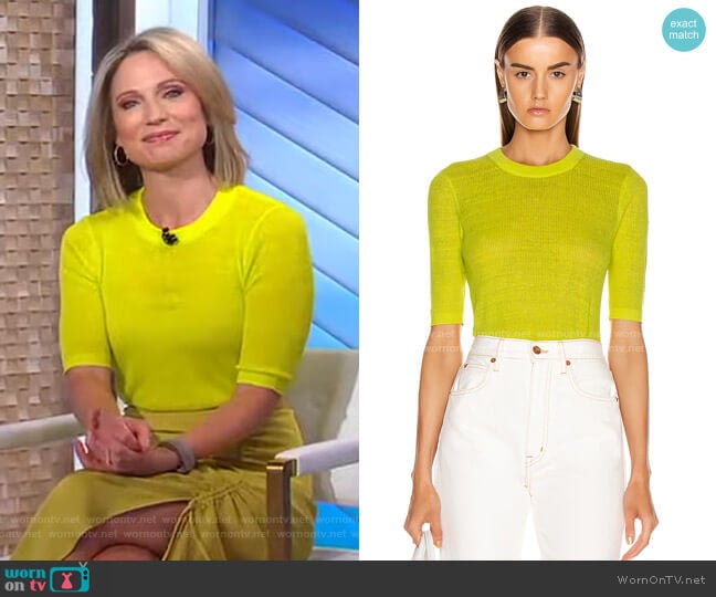 Dean Sweater by Veronica Beard worn by Amy Robach on Good Morning America