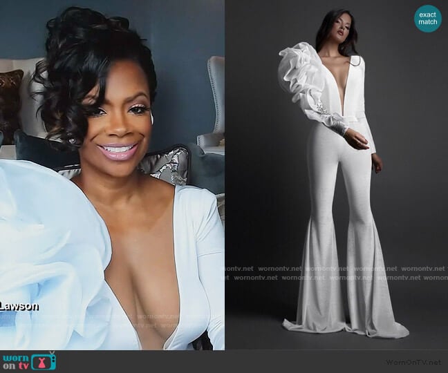 VASL Dress by Albin Dyla worn by Kandi Burruss on The Real Housewives of Atlanta