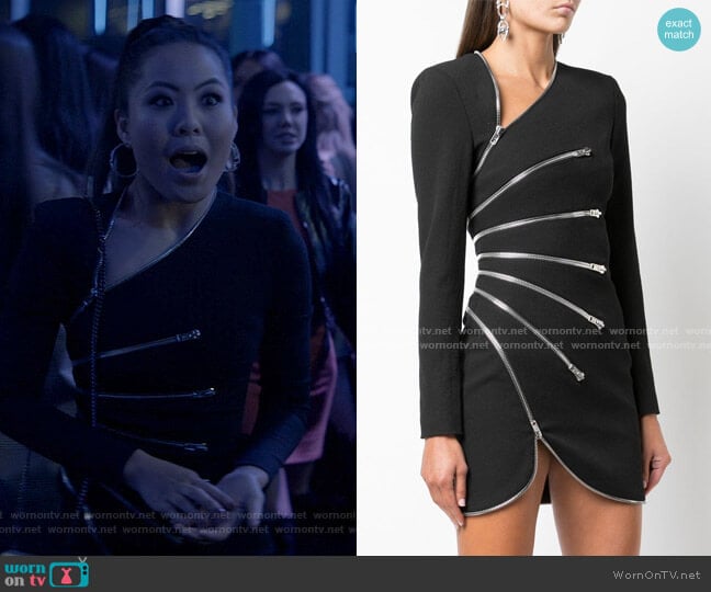 Zipped Mini Dress by Alexander Wang worn by Mary Hamilton (Nicole Kang) on Batwoman