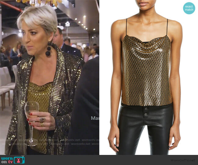 Misti Metallic Blazer by Sonja worn by Dorinda Medley on The Real Housewives of New York City