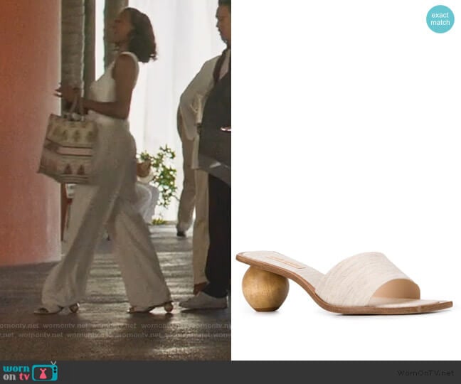 Tao Sandals by Cult Gaia worn by Molly Carter (Yvonne Orji) on Insecure